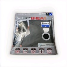 32 Degrees Heat Base Layer Pant, Black, Ladies Lg, 2 Pk, Stretch, New In Package