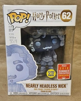 Funko Pop! Harry Potter Nearly Headless Nick 62 - 2018 Summer Convention - Glows