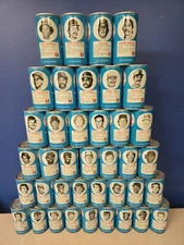 39 RC ROYAL CROWN COLA Soda Cans BENCH,BONDS,GRIFFEY,CAREW,MORGAN,BRETT, etc.