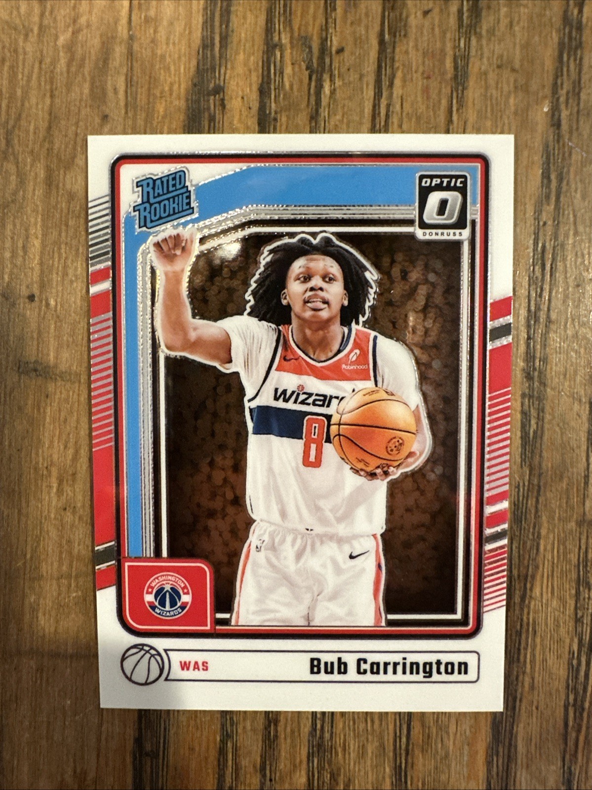 2024-25 Panini Donruss Optic - Rated Rookie Bub Carrington #273 (RC)