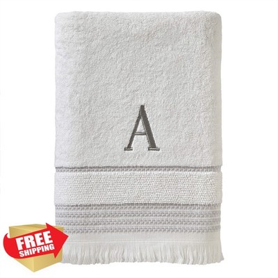 SKL Home Bath Towel A White