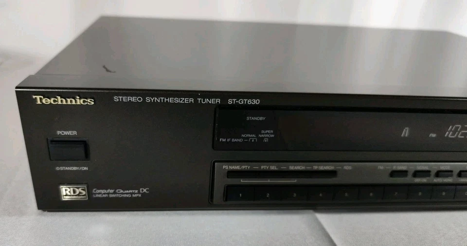 TECHNICS ST-GT630 RDS AM/FM TUNER - voll funktionsfähig ! - - Bild 3 von 4