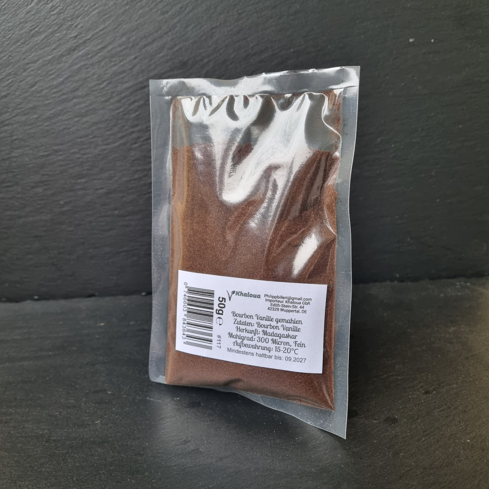 50g Vanilla Powder Madagascar 100% Bourbon Ground Vanilla