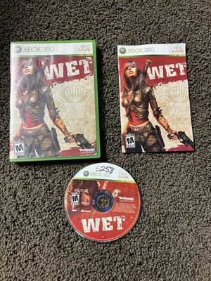 #ad Wet Microsoft Xbox 360 2009 Complete CIB w Manual TESTED $29.95