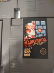 Original Nintendo NES Games Lot 7 games Super Mario 10 Yard Fight