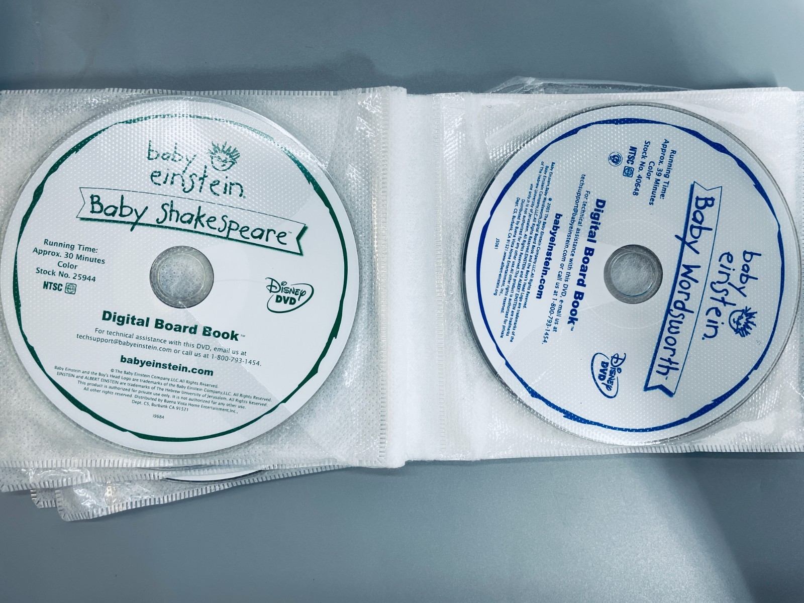 Baby Einstein Collection Includes 11 Disc DVD Box Set Some Missing Disc