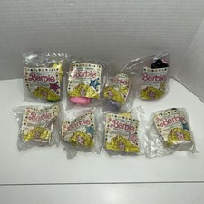 1990 McDonalds Barbie Happy Meal Toys Complete Set of 8 Sealed Figurines Vtg