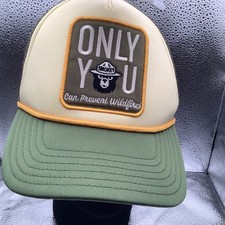Smokey The Bear MAD ENGINE Men Snap Back Hat/CapONLY YOU CAN PREVENT WILDFIRES