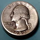 1943 Washington Silver Quarter 83-Years-Old @ MELT*