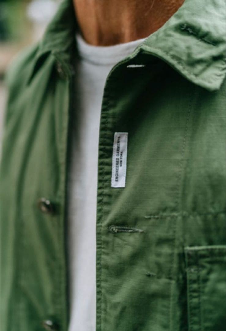 Engineered Garments Work Jacket Cotton Ripstop XS… - image 12