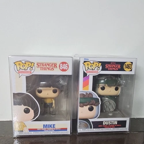 RESERVED*** Stranger Things Mike #846 Dustin #1463 Television Figures Boxed