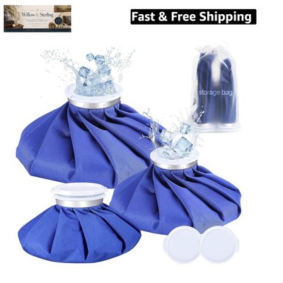 Ice Packs for Injuries Reusable, New Generation Thickening Physical Therapy C...