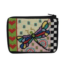 Alice Peterson Coin Purse Needlepoint Kit - SZ191 Dragonfly