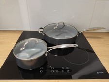 GreenPan Non-Stick saucepans 18cm and 28cm PFAS free