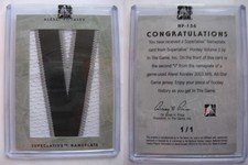 2009-10 ITG Superlative Volume 2 Nameplate NP-156 Alexei Kovalev V letter 1/1