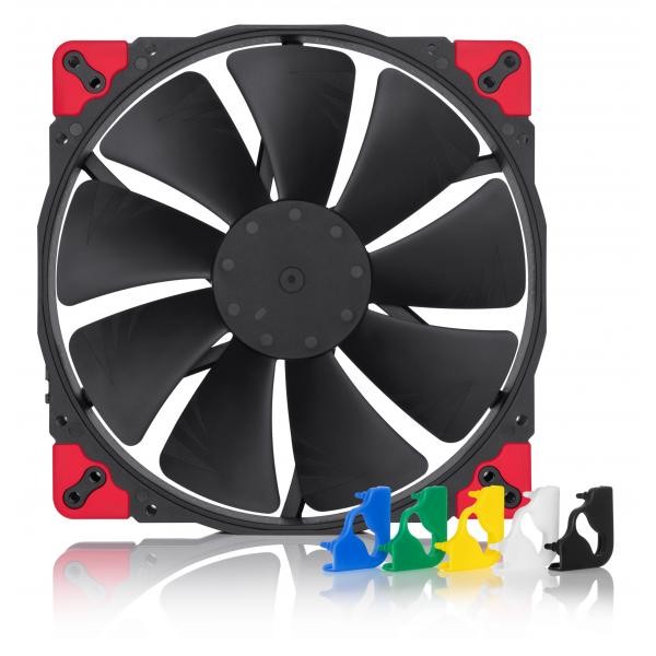 Nf-a20 pwm ch.bk.s sistema di raffreddamento per computer case per computer ventilatore 20 cm nero - Immagine 6