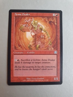 Waffenhändler, MTG Mercadian Masques (1999) Uncommon Red Creature NM