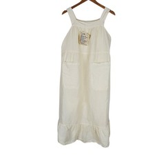 Emerson Fry India Collection Linen Cotton Blend Midi Dress Size M/L READ DESCRIP