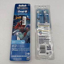 Oral-B Kids Spiderman Toothbrush Head Replacement Pack of 4 Extra Soft