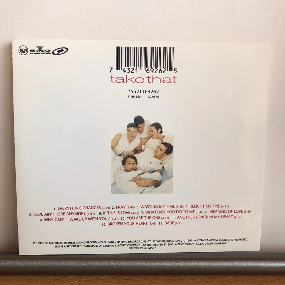 TAKE THAT - EVERYTHING CHANGES - CD 1993 - Bild 2 von 3