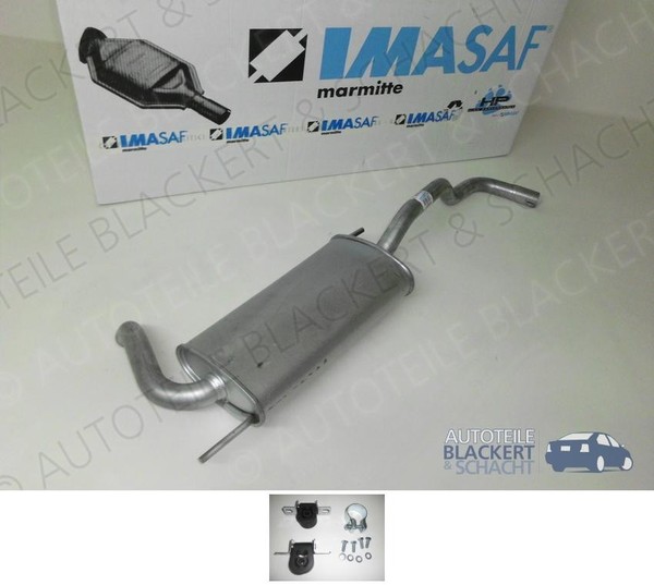 Imasaf ESD Auspuff Endtopf für VW Polo (6N1,6N2) 1.0/1.3/1.4/1.6 33-55Kw+ZubehöR-image