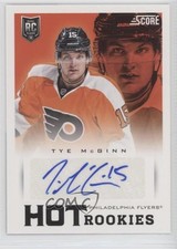 2013-14 Score Hot Rookies Signatures Tye McGinn #626 Auto 0c2