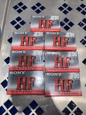 Lot of 7 - Sony HF High Fidelity Blank Audio Cassette Tape 90 Min - NEW 