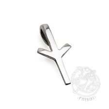 Rune ALGIZ Wikinger Anhänger 925er Silber Buchstabe Z Symbol Schmuck NEU von Fen
