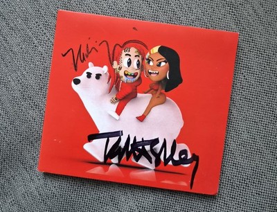 NICKI MINAJ & 6IX9INE Tekashi69 SIGNED SIGNIERT ''Trollz'' CD, original Autogramm