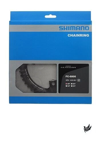 Plato Shimano para Ultegra FC-6800 11 velocidades corona única 46T-MB negro Foto 2 de 2