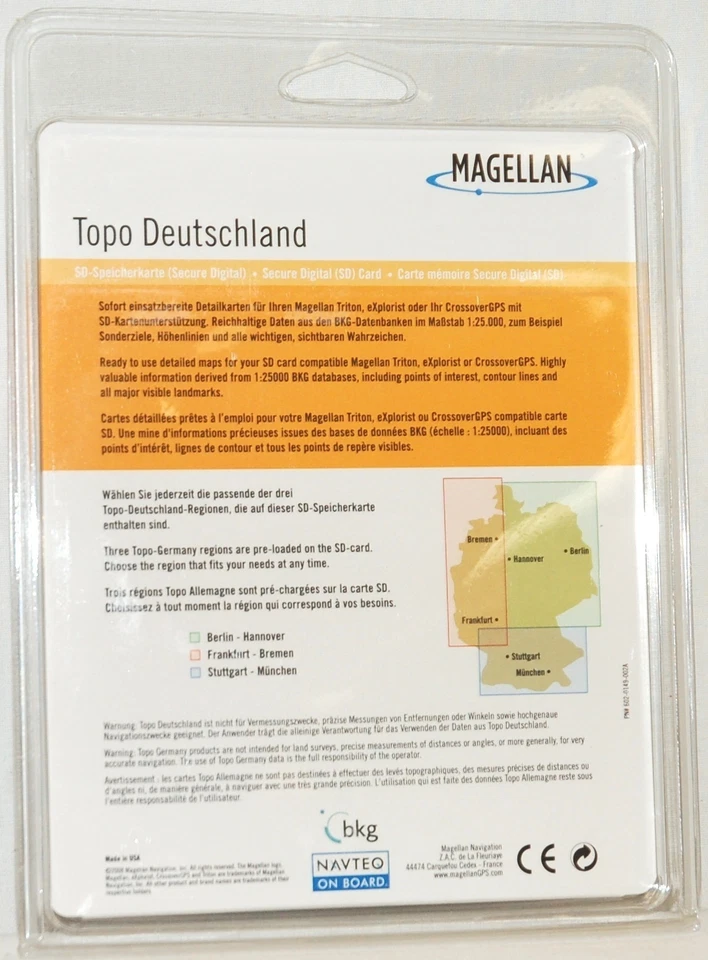 NEW Magellan Topo Deutschland Germany Maps loaded SD Card Triton 500 2000 1500 - Image 2 of 2