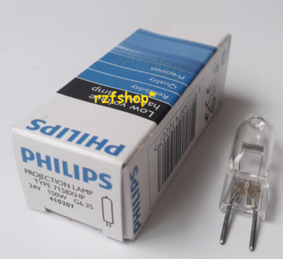 1PCS NEW FOR PHILIPS 7158XHP 24V 150W G6.35 Halogen Base Light Bulb Lamp 1zk8