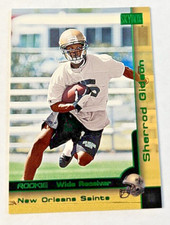 2000 SkyBox Rookie Card RC Green #227 Sherrod Gideon New Orleans Saints. rookie card picture