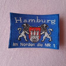 HAMBURGER SV   1 Aufnäher Patches Aufbügler  IM NORDEN DIE NR. 1