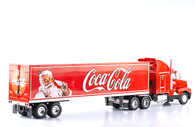 Caminhão Coca Cola Kenworth T700 6x4 - Escala 1/32 - Com Cavalo e Carreta -  Minisclub