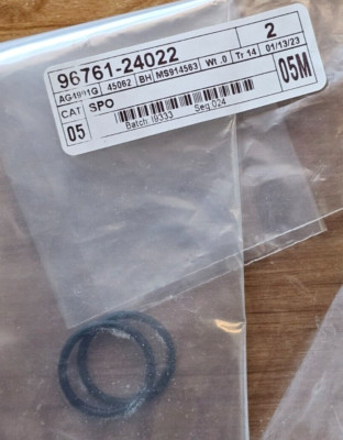 96761-24028 & 96761-24022 X2 OEM TOYOTA 2JZ WATER PIPE O-RING SET