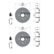Tambour de frein Nissan PIXO