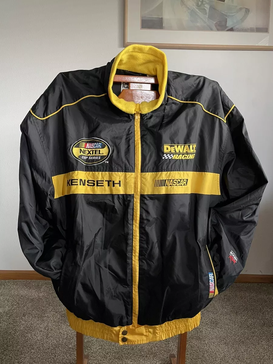 Checkered Flag Matt Kenseth Winter Jacket Dewalt Racing, Mens Sz L, NASCAR