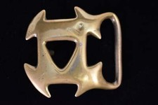 1970 Duncan Laurie Solid Brass Vintage Belt Buckle