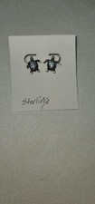Cute Sterling Silver 925 Turtle Stud Earrings