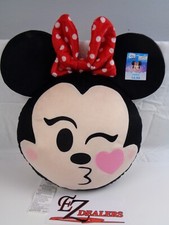 Disney Minnie Mouse 20x20 Emoji- NWT- 2 Sided Reversible Cushion Pillow