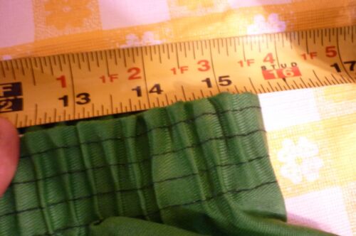 VINTAGE 70ER SHORTS X-LARGE FITNESSSTUDIO SPORTLÄUFER GRÜN MIT WEISSEM STREIFEN USA - Bild 2 von 6