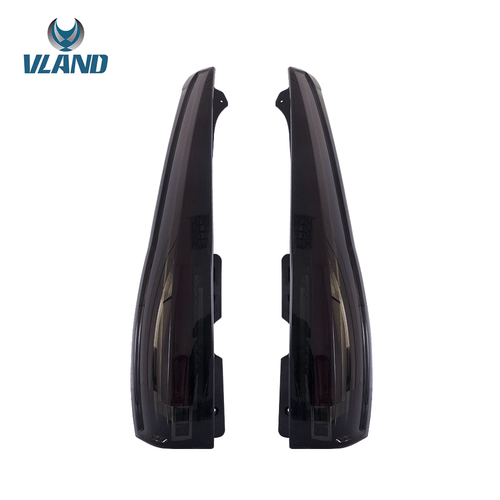 VLAND Smoked LED Tail Lights For Cadillac Escalade / ESV 2007-2014 Rear Lamps - Picture 2 of 13
