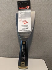 VINTAGE RED DEVIL 4210 FLEXIBLE 3" SPACKLING KNIFE USA