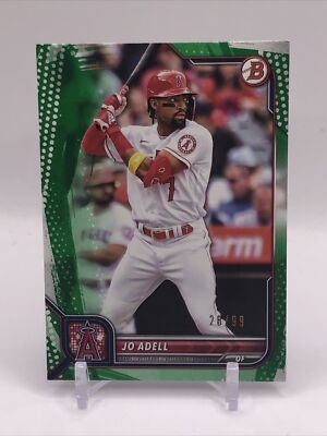 2022 Bowman Jo Adell Green Border Parallel #28/99 Los Angeles Angels