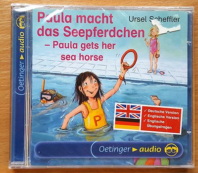 DVD  Paula macht das Seepferdchen / Paula gets her sea horse Oetinger Audio NEU 