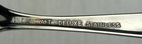 Oneida LASTING ROSE Stainless Flatware Lot of 7 Teaspoons OneidaCraft Vintage - Picture 3 of 7