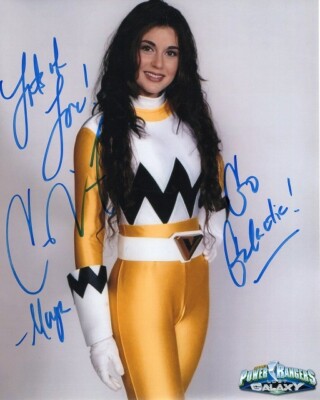 呉艷妮　サイン付き写真 Cerina Vincent Hand Signed 8 x 10 Photo Autograph Power Rangers