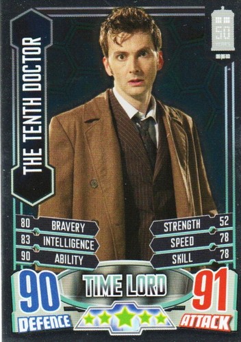 Dr Who Timeless & Doctor Who Alien Attax 50 Year Tardis Single Trading Cards - Picture 110 of 198