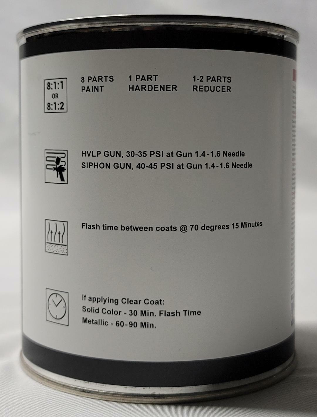 #9435 Gloss Medium Royal Blue Met Single Stage Acrylic Enamel Quart (Paint Only)